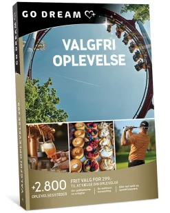 Go Dream: Valgfri Oplevelse 299,- (Oplevelsesgave, Gavekort)
