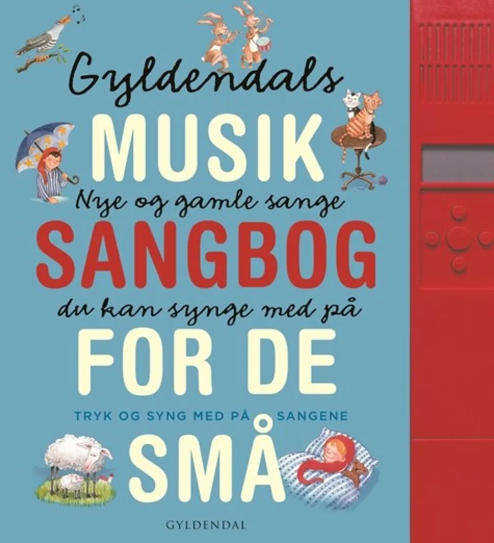 Gyldendals musiksangbog - med lydpanel (Bog, Indbundet, Dansk) af Gyldendal