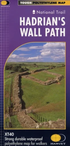 Hadrian's Wall (Sheet map, folded, Engelsk) af Harvey Map Services Ltd.