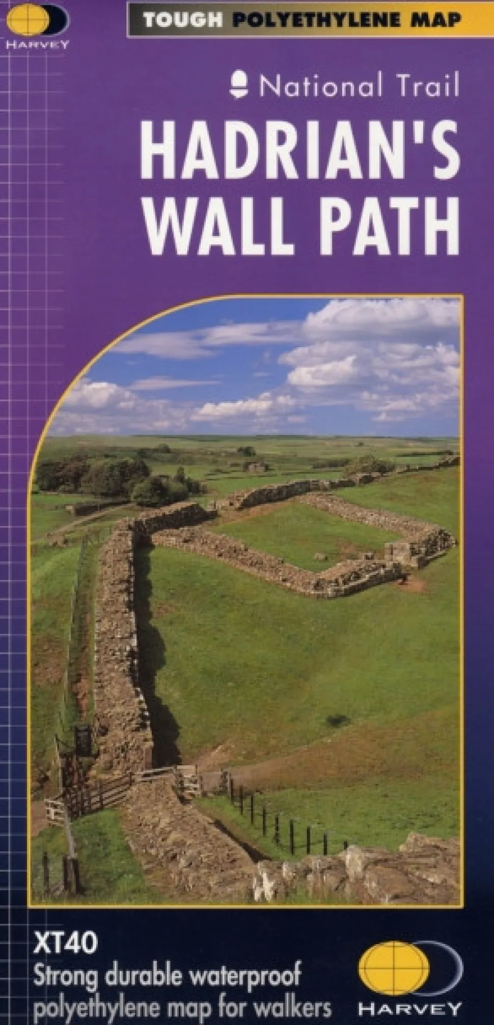 Hadrian's Wall (Sheet map, folded, Engelsk) af Harvey Map Services Ltd.