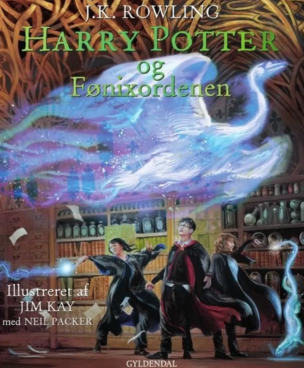 Harry Potter 5 - Harry Potter og Fønixordenen - illustreret (Bog, Indbundet, Dansk) af J.K. Rowling