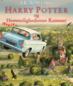 Harry Potter 2 - Harry Potter og Hemmelighedernes Kammer - illustreret (Bog, Indbundet, Dansk) af J.K. Rowling