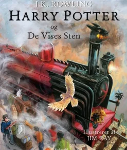 Harry Potter 1 - Harry Potter og De Vises Sten - illustreret (Bog, Indbundet, Dansk) af J.K. Rowling