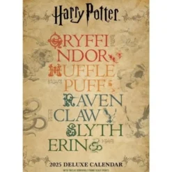 Harry Potter Month to View A3 Deluxe Calendar Official Product 2025 (Kalender, Calendar, Engelsk)