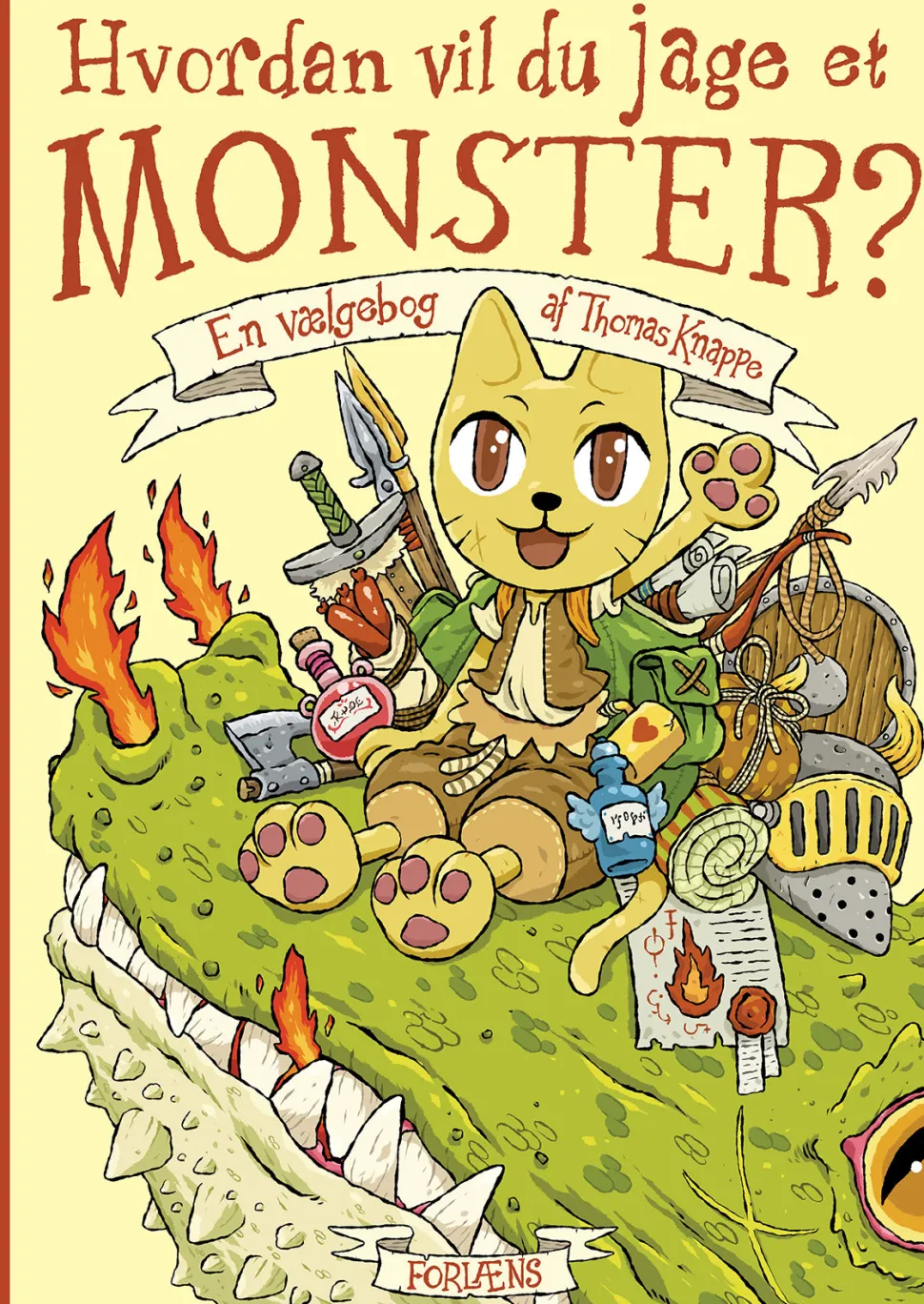 Hvordan vil du jage et monster?: En vælgebog (Bog, Hardback, Dansk) af Thomas Knappe