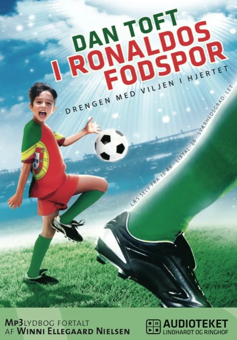 I Ronaldos fodspor (Lydbog, zip_mp3, Dansk) af Dan Toft