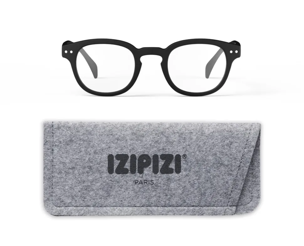 Izipizi: #C Læsebrille Black +1 (Læsebriller)