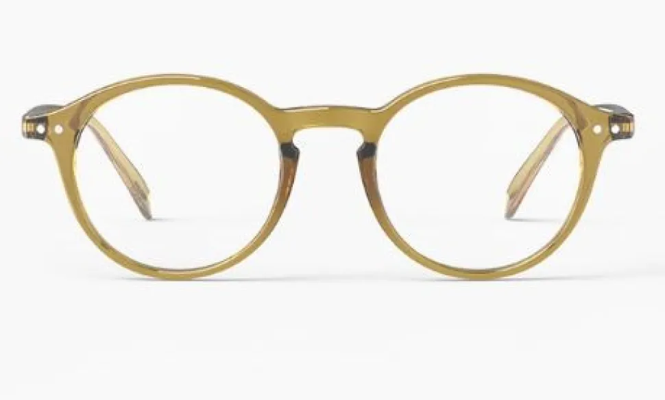 Izipizi: #D Læsebrille Golden Green +3 (Læsebriller)