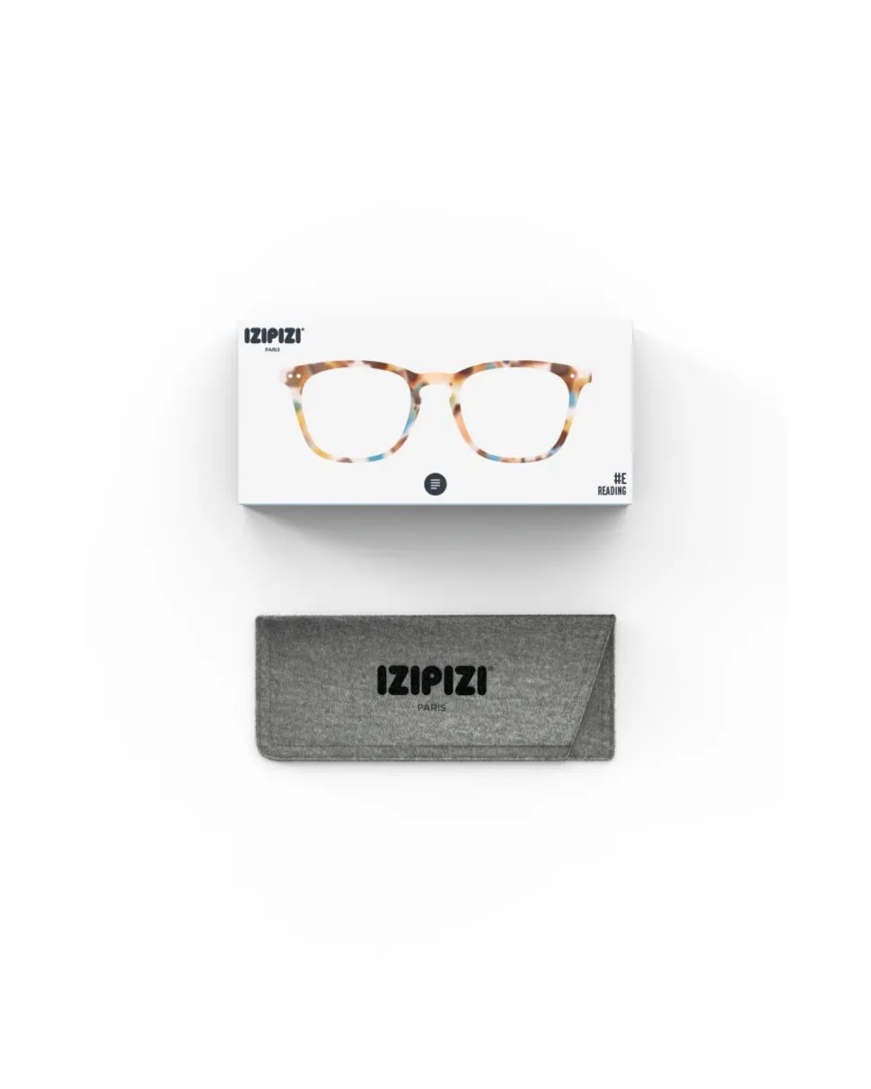 Izipizi: #E Læsebrille Blue Tortoise +3 (Læsebriller)