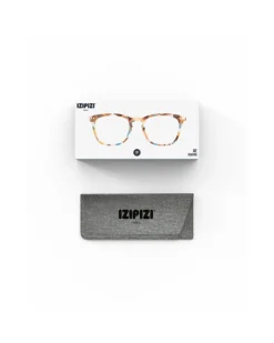 Izipizi: #E Læsebrille Blue Tortoise +2,5 (Læsebriller)