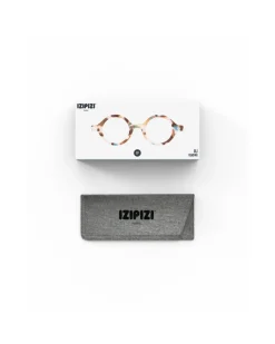 Izipizi: #J Læsebrille Blue Tortoise +2,5 (Læsebriller)