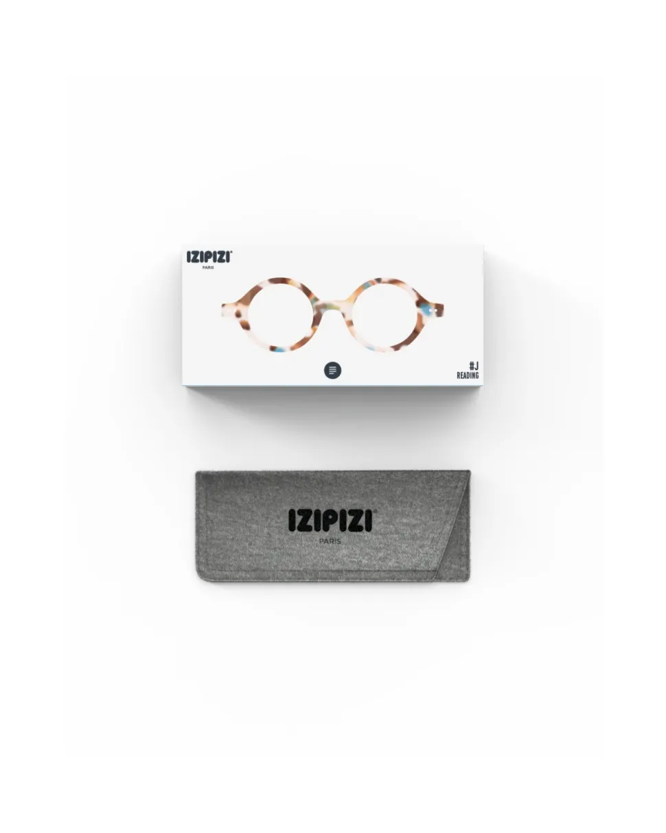 Izipizi: #J Læsebrille Blue Tortoise +2,5 (Læsebriller)
