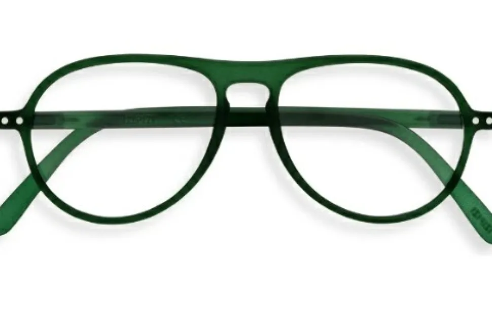 Izipizi: #K Læsebrille Green Crystal +3 (Læsebriller)