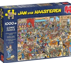 Jan van Haasteren Comic Puzzle - National Championship - 1000 brikker (Spil)