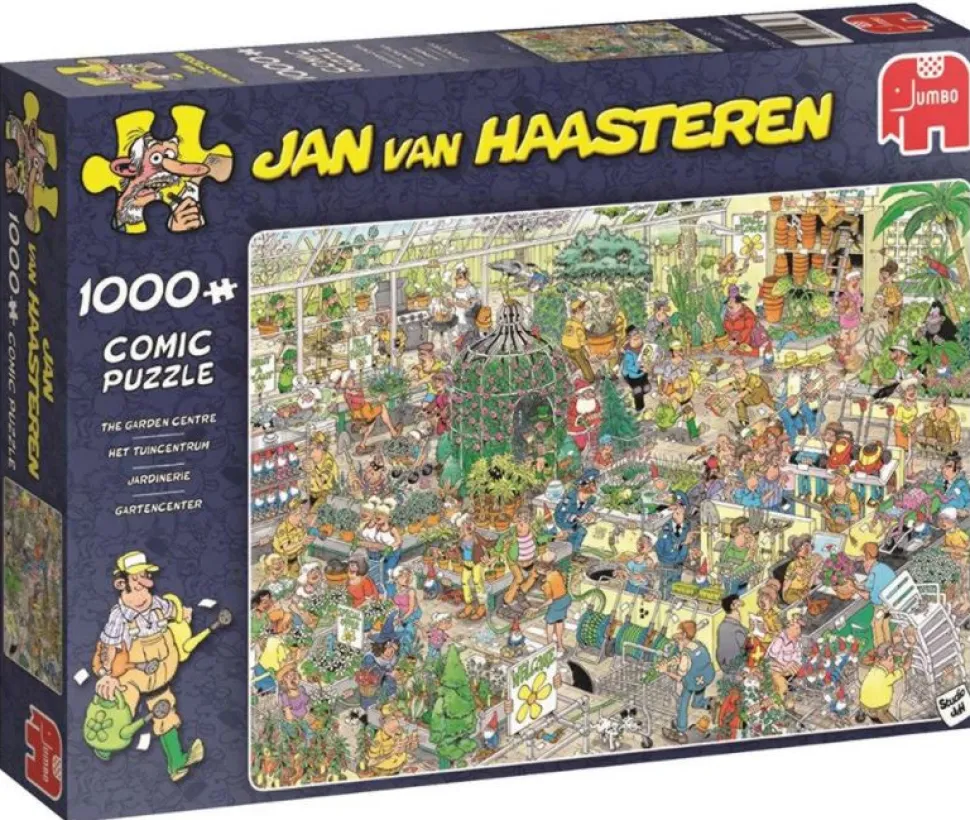 Jan van Haasteren Comic Puzzle - The Garden Centre - 1000 brikker (Spil)