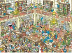 Jan Van Haasteren Puslespil The Library 1000 Brikker (Spil)
