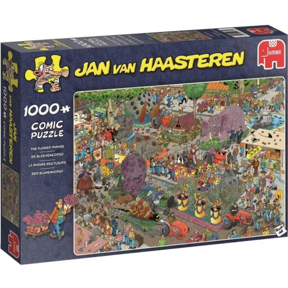 Jan Van Haasteren Puslespil Blomsterparade 1000 Brikker (Spil)