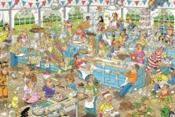 Jan Van Haasteren Puslespil Clash of the Bakers 1500 Brikker (Spil)