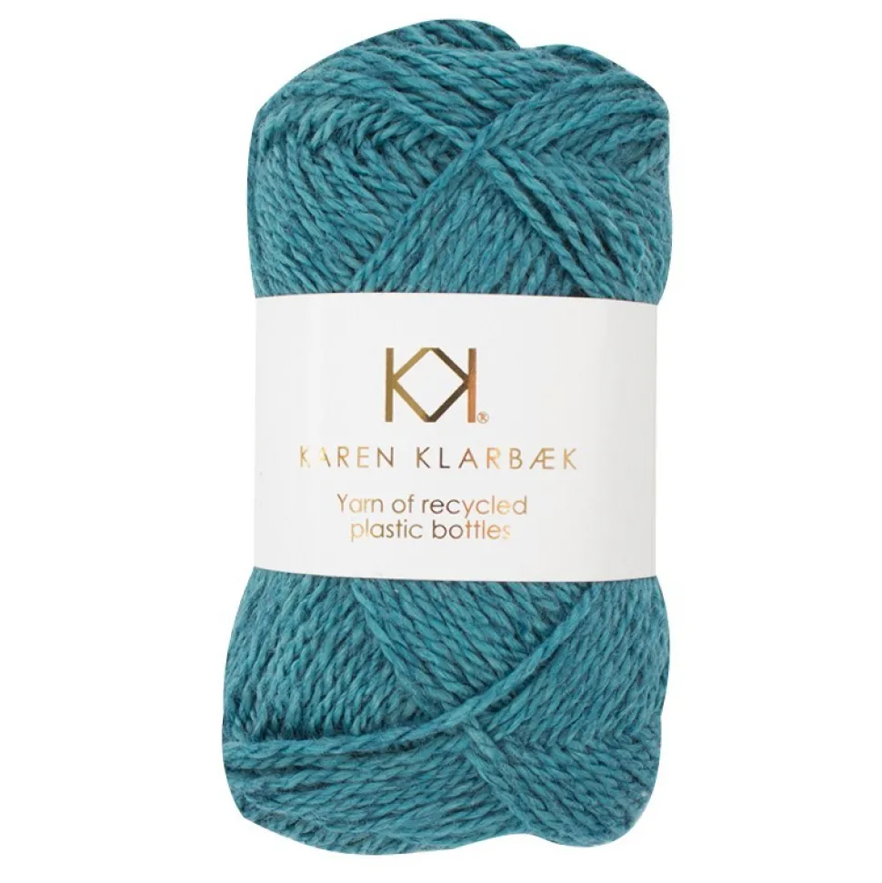 Jeans Blue - Recycled Bottle Yarn 3007 - KK Økologisk garn fra Karen Klarbæk