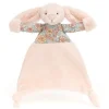 Jellycat: Bashful Kanin, Blush Blossom nusseklud