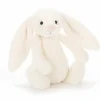 Jellycat: Bashful kanin, creme Mellem 31 cm