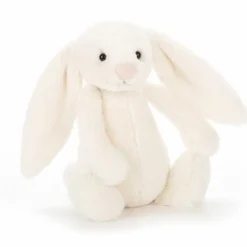 Jellycat: Bashful kanin, creme Mellem 31 cm