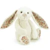 Jellycat Bashful kanin, Creme Blossom lille 18 cm