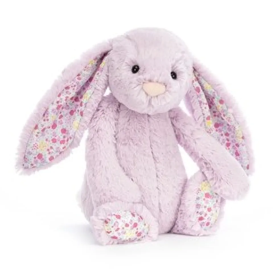 Jellycat: Bashful Kanin, Jasmine Blossom mellem 31 cm