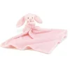Jellycat: Bashful Kanin, Lyserød nusseklud