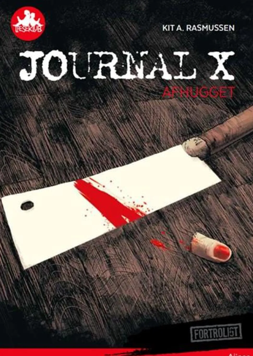Journal X, Afhugget, Rød Læseklub (Bog, Indbundet, Dansk) af Kit A. Rasmussen