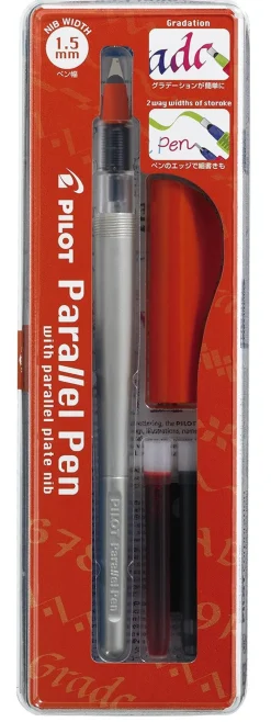 Kalligrafipen Parallel Pen 1,5mm sæt sort (Kontorartikler)