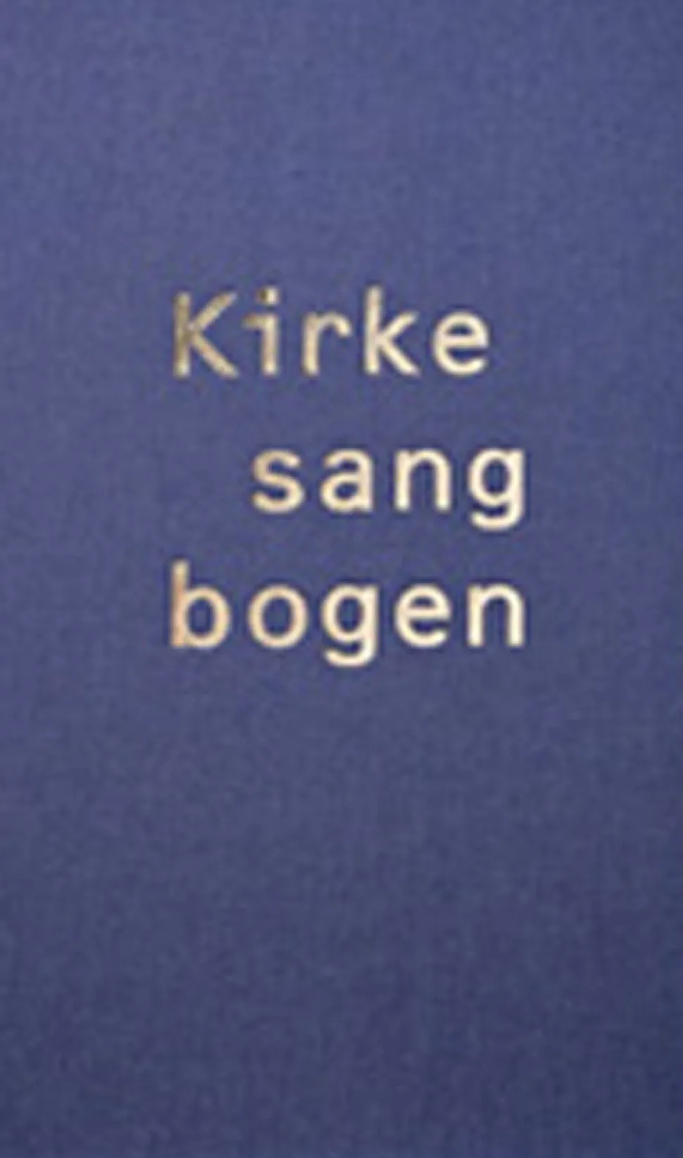 Kirkesangbogen (Lærredsindbundet, Dansk)