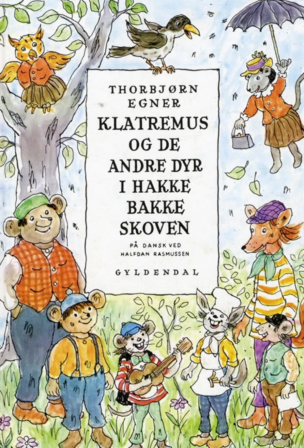 Klatremus og de andre dyr i Hakkebakkeskoven (Bog, Indbundet, Dansk) af Thorbjørn Egner