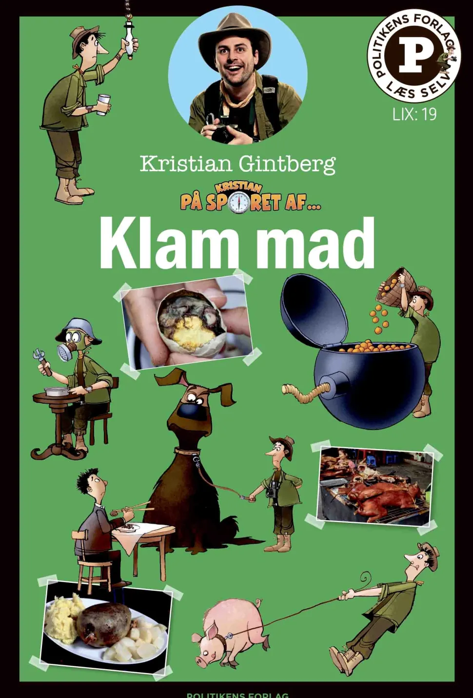Kristian på sporet af klam mad - Læs selv-serie (Bog, Hardback, Dansk) af Kristian Gintberg