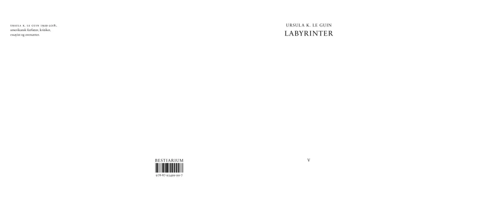 Labyrinter (Bog, Hæftet, Dansk) af Ursula K. Le Guin