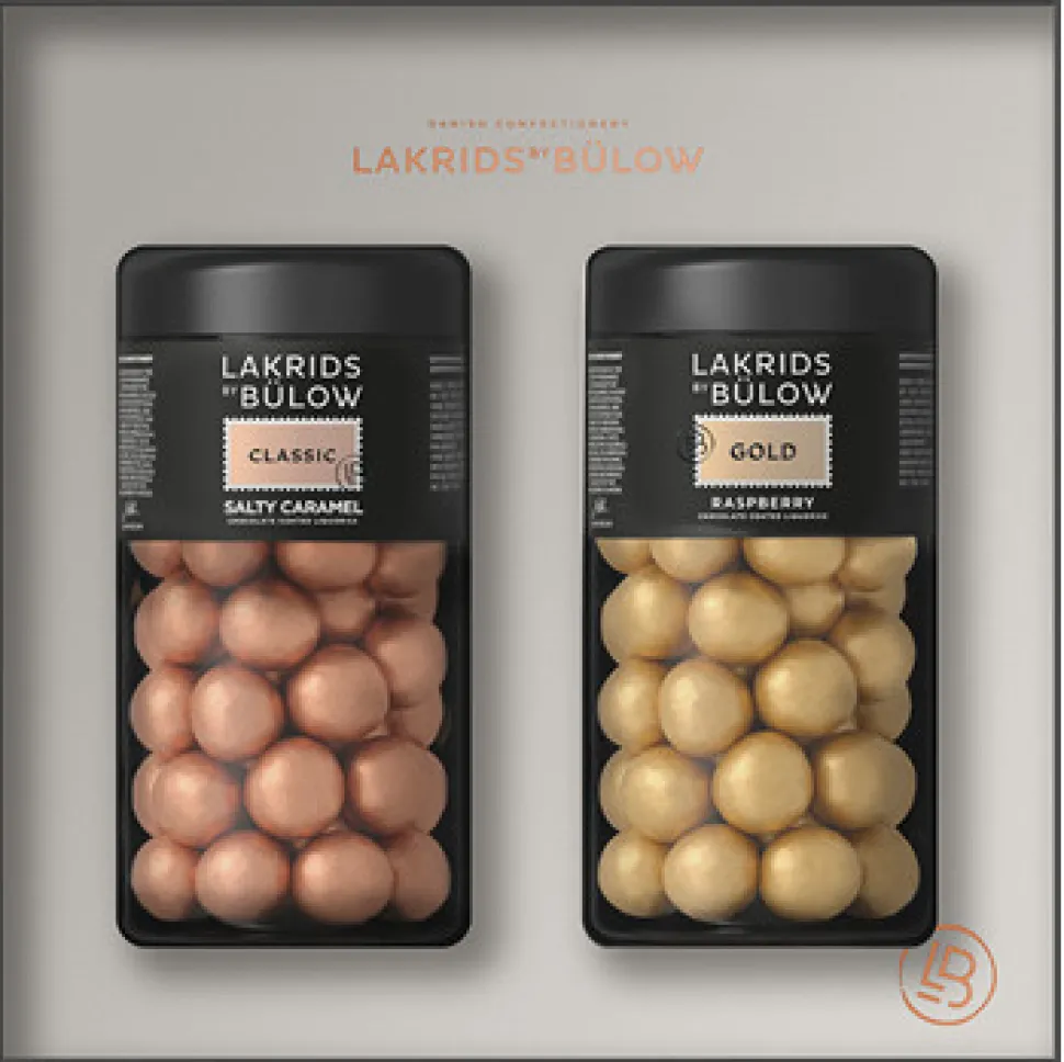 Lakrids by Bülow - Holiday Box - Classic & Gold (Lakrids med chokolade)