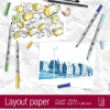 Layout blok Tombow A4 75g 75ark (Kontorartikler)