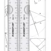 Lineal transparent 15cm (2) (Kontorartikler)