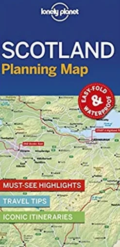Lonely Planet Planning Map: Scotland (Falset, Engelsk) af Lonely Planet