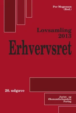 Lovsamling ., erhvervsret (2013 (20. udgave)) - [RODEKASSE/DEFEKT]