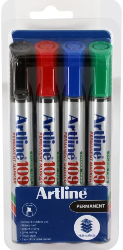 Marker Artline 109 5.0mm 4/set (Kontorartikler)