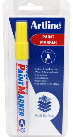 Marker Artline 400XF Paint gul 1/Blister (Kontorartikler)