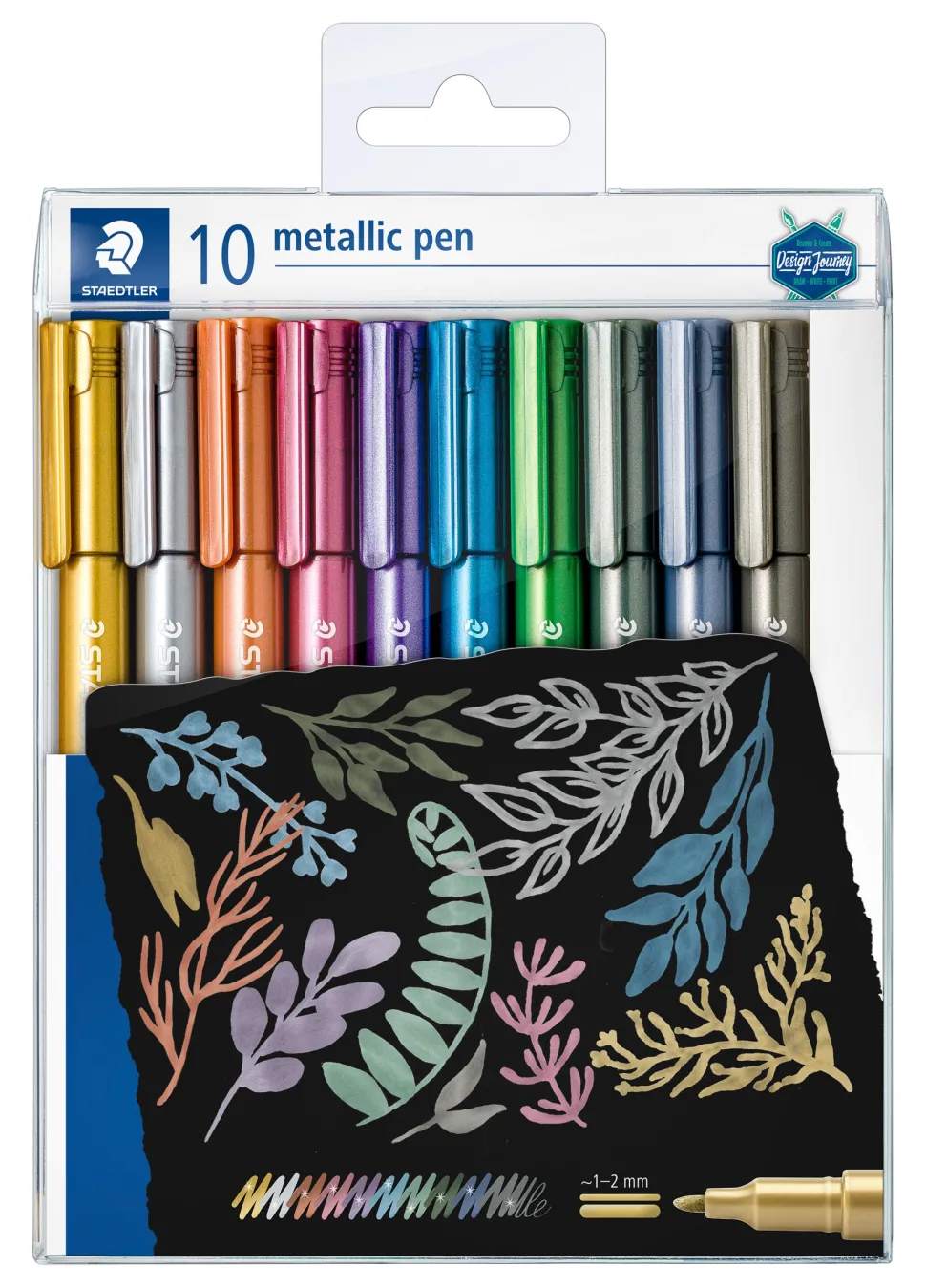 Marker Metallic pen ass (10) (Kontorartikler)