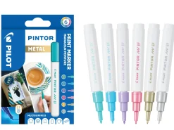 Marker Pintor Extra Fine Metal 0,5 ass (6) (Kontorartikler)