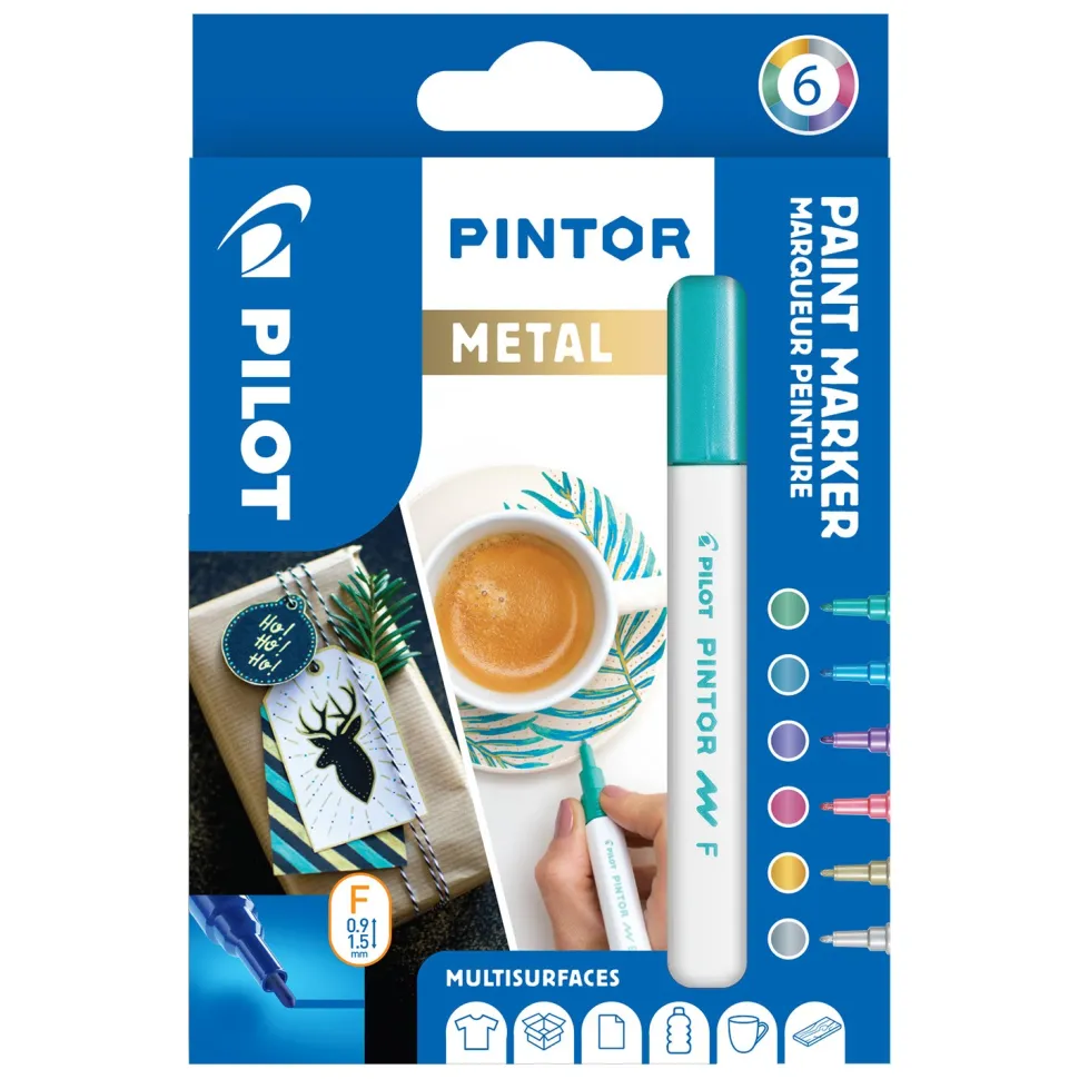 Marker Pintor Fine Metal Mix 1,0ass (6) (Kontorartikler)