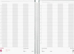 Mayland 2021 Aftalekalender A4 Sort