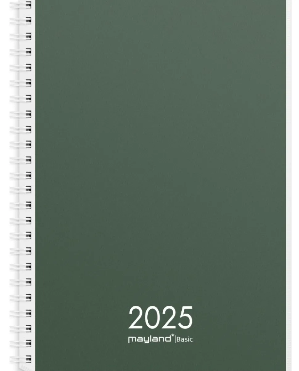 Mayland Basic ugekalender A5 PP-plast 2025
