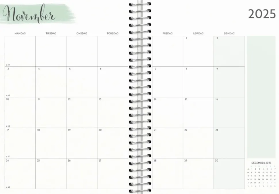 Mayland Life Organizer ugekalender 2025