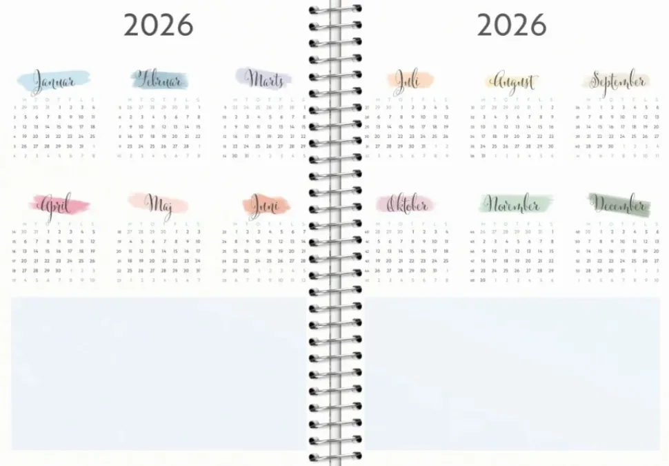 Mayland Life Organizer ugekalender 2025
