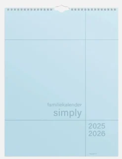 Mayland Studie Familiekalender 2025/2026 - Simply